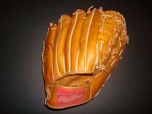 Mickey Mantle Rawlings GJ99 Back